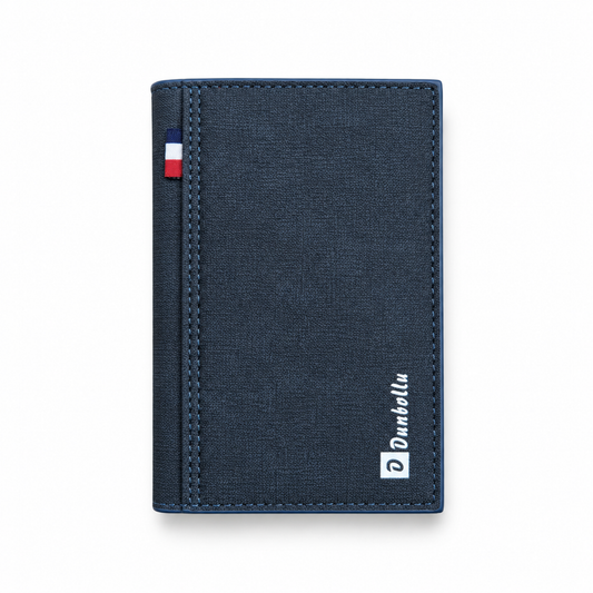Slim Bifold Wallet for Men | PU Leather, 11 Card Slots, Zip Pocket