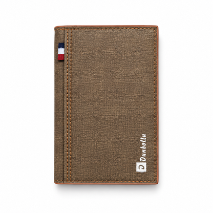 Slim Bifold Wallet for Men | PU Leather, 11 Card Slots, Zip Pocket