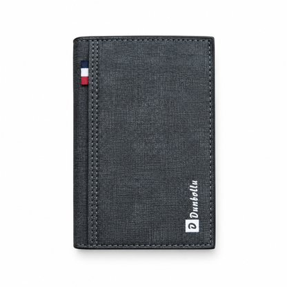 Slim Bifold Wallet for Men | PU Leather, 11 Card Slots, Zip Pocket